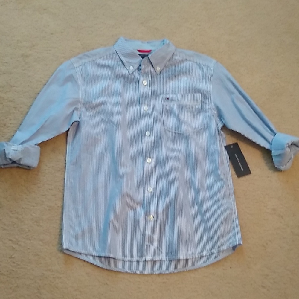 Tommy Hilfiger Youth Button Down Shirt NWT